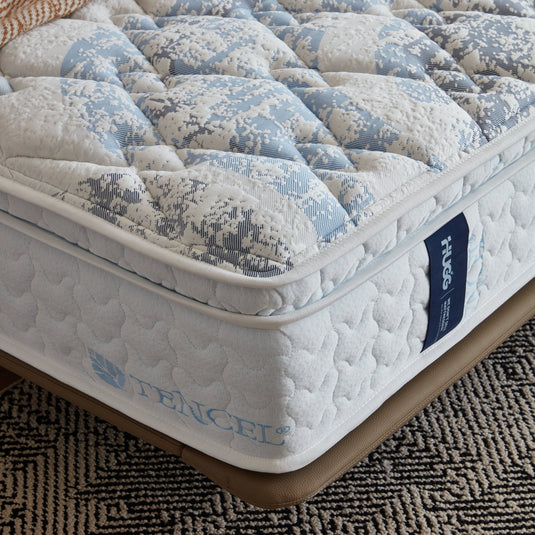 Luxury sleep help mattress infused with biocrystal